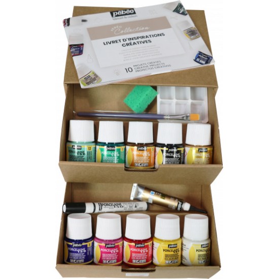 Pebeo Porcelaine 150 Ceramic Painting  Set 10 x 45ml 758471